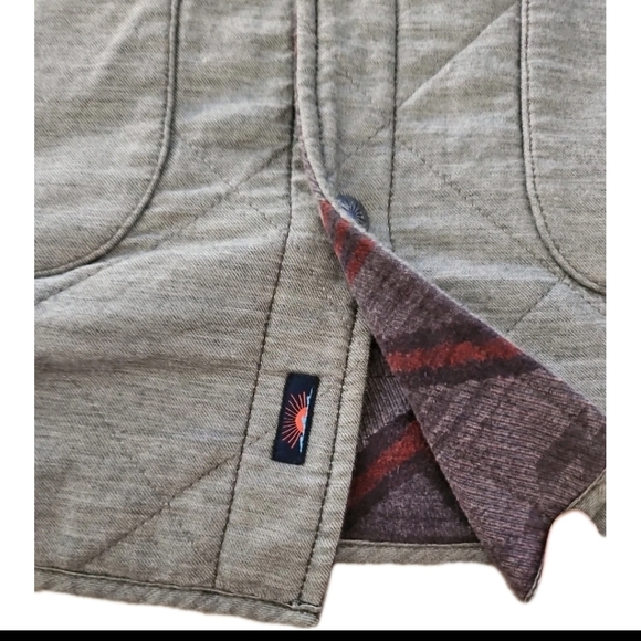 Faherty Mens Aztec Printed Bondi Reversible Jacket M - Picture 5 of 9